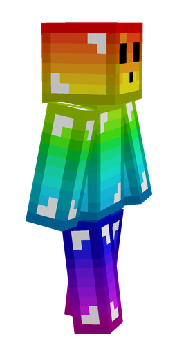 Blue skin: body, right side render