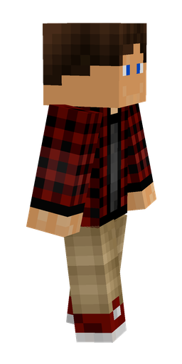 Black skin: body, right side render