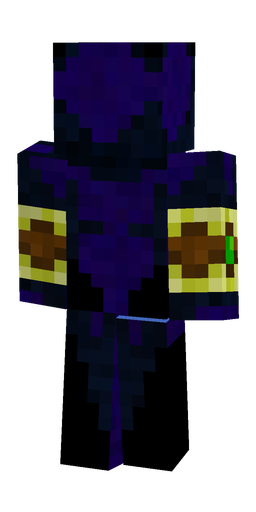 Black skin: body, back render
