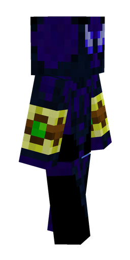 Black skin: body, right side render