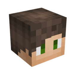 Black skin: head render