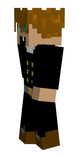 Black skin: body, left side render