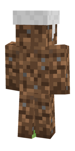Brown skin: body, back render