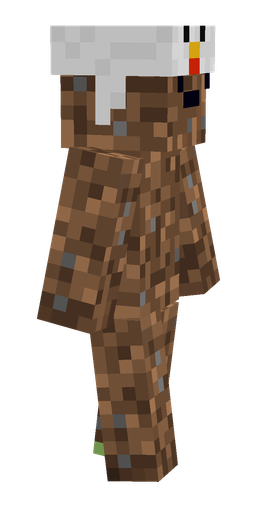 Brown skin: body, right side render