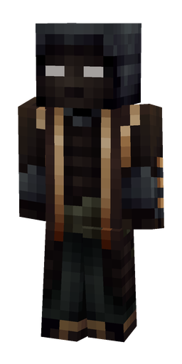 Black skin: body, front render
