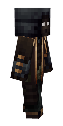 Black skin: body, right side render
