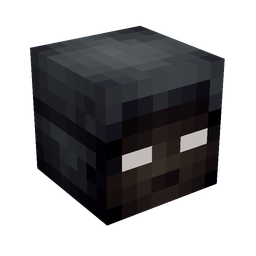Black skin: head render