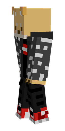 Black skin: body, left side render