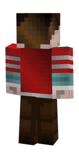 Black skin: body, back render