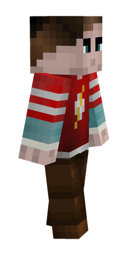 Black skin: body, right side render