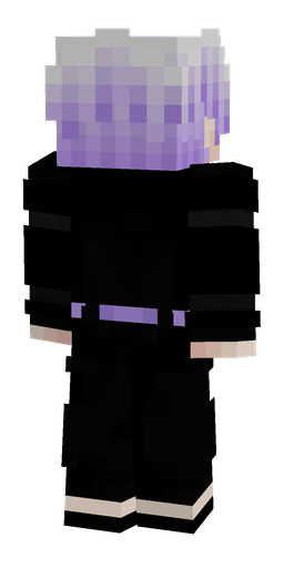 Black skin: body, back render