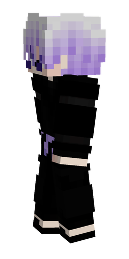 Black skin: body, left side render