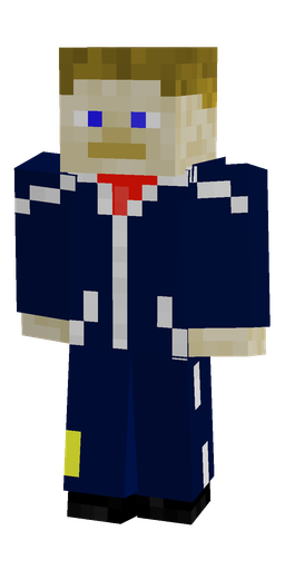 Blue skin: body, front render