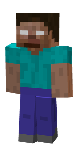 Blue skin: body, front render
