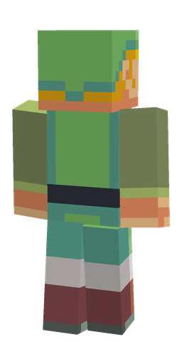 Classic skin: body, back render