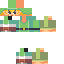 Classic skin: raw texture render