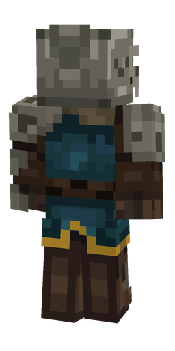 Black skin: body, back render