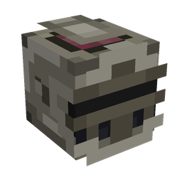Black skin: head render