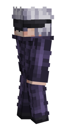 Black skin: body, left side render