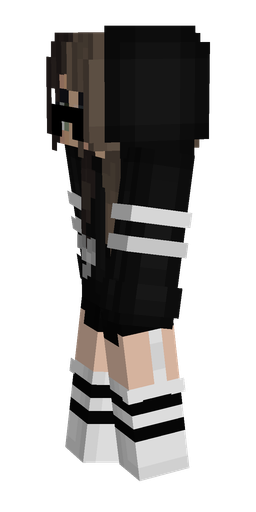 Black skin: body, left side render