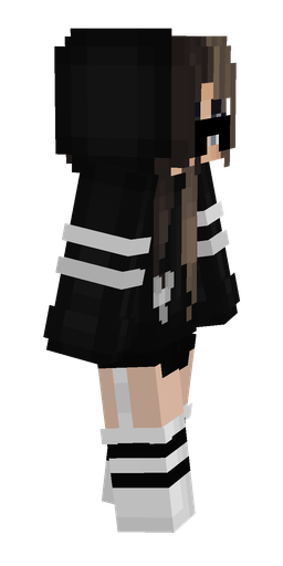 Black skin: body, right side render