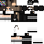 Black skin: raw texture render