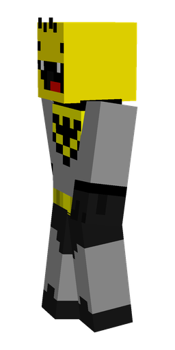 Black skin: body, left side render