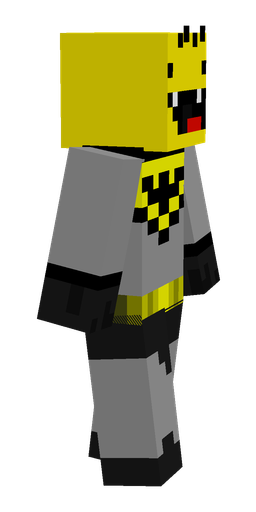 Black skin: body, right side render