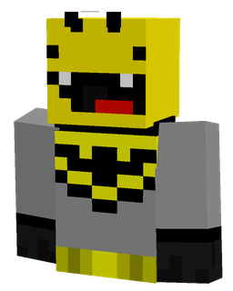 Black skin: bust render