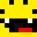 Black skin: face render