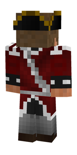 Black skin: body, back render
