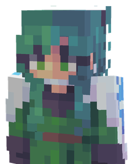 Blue skin: bust render