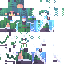 Blue skin: raw texture render
