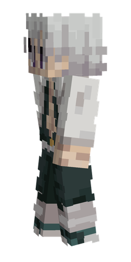 Black skin: body, left side render