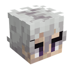 Black skin: head render