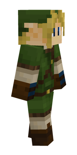 Brown skin: body, right side render