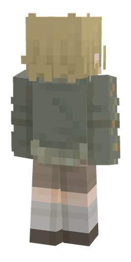 Gray skin: body, back render