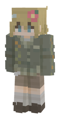 Gray skin: body, front render