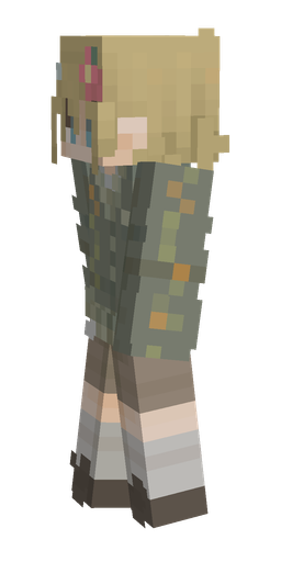 Gray skin: body, left side render