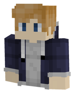 Blue skin: bust render