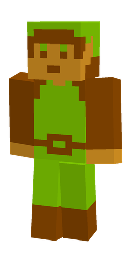 Brown skin: body, front render