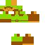 Brown skin: raw texture render