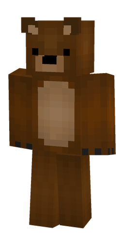 Brown skin: body, front render