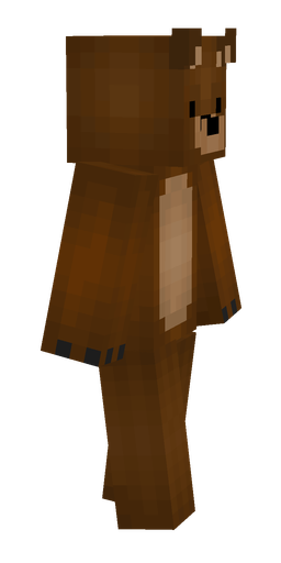 Brown skin: body, right side render