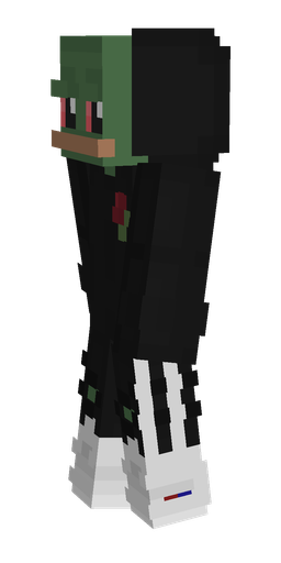 Black skin: body, left side render