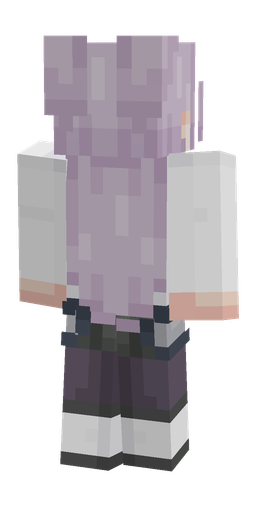 Black skin: body, back render
