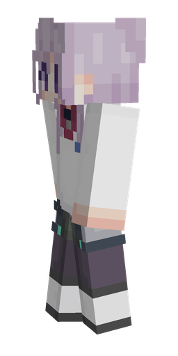 Black skin: body, left side render