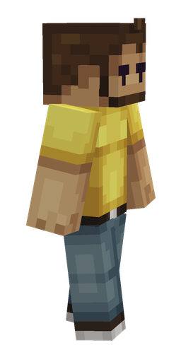 Brown skin: body, right side render