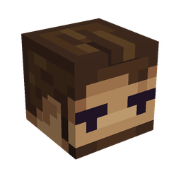 Brown skin: head render