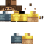 Brown skin: raw texture render